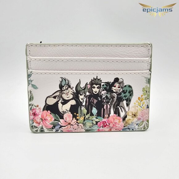 Disney Villains Floral Mini Backpack & Card Holder Set - Exclusive New main image 6
